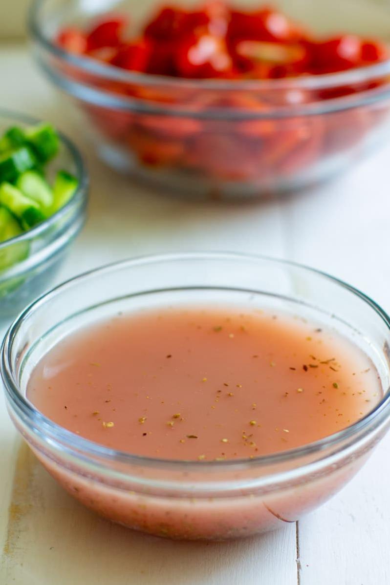  Sip wine, make vinaigrette, repeat