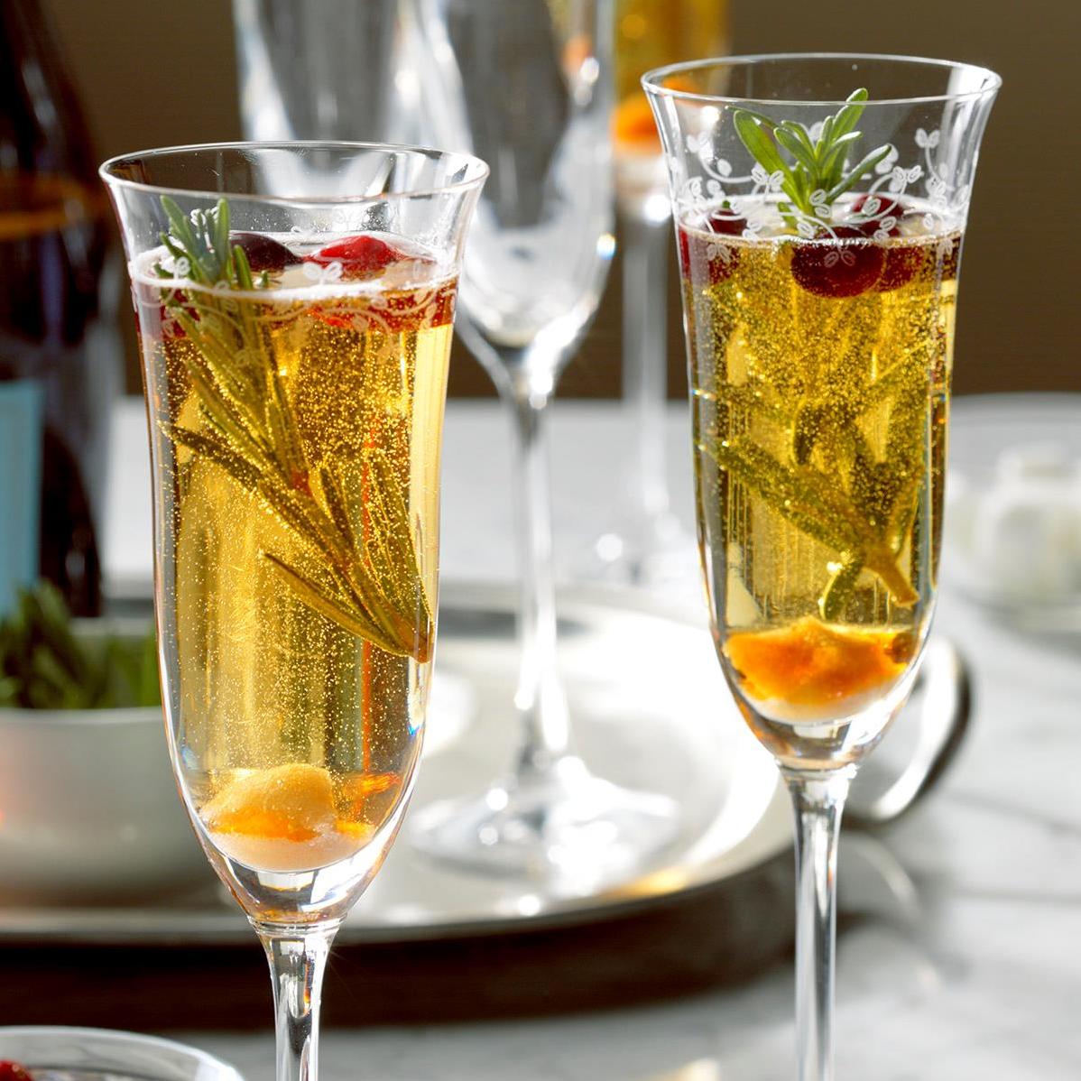  Sipping on a champagne martini feels like being wrapped in a luxurious bubble bath.