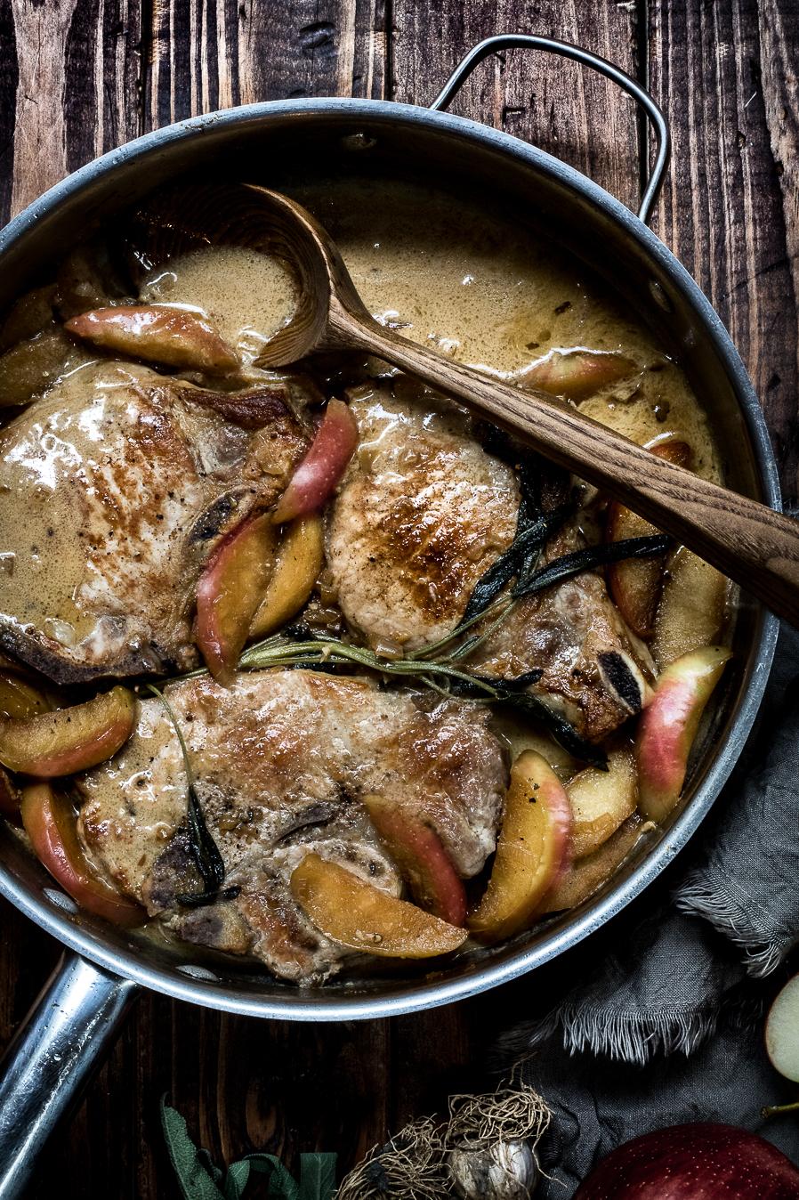  Sizzle and Savor with Our Pork Chops and Apples in Wine