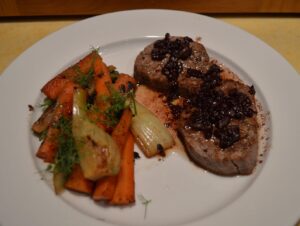 Skirt Steaks With Red Wine Butter Sauce (Art Smith)