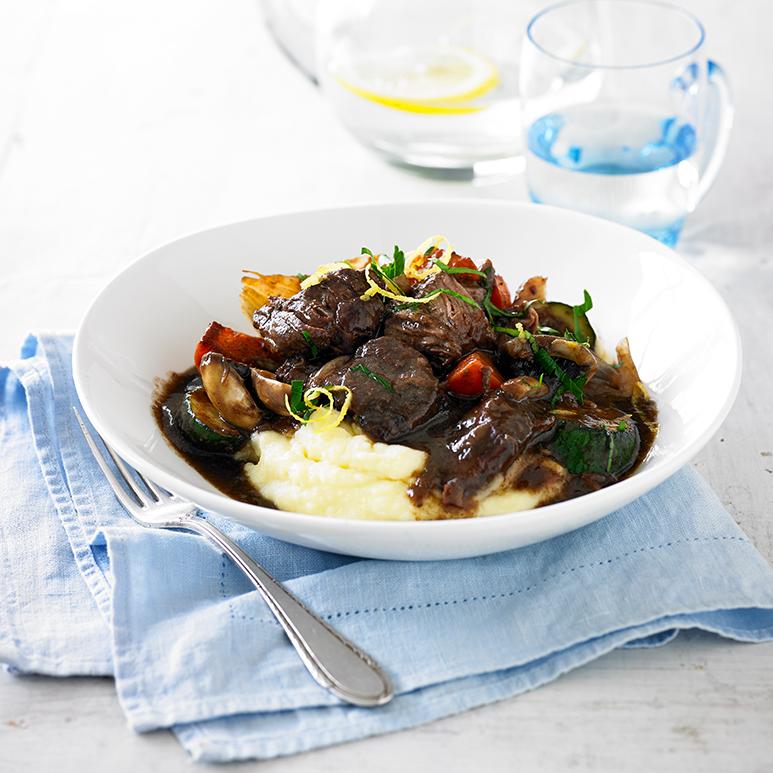  Spoil yourself with this easy-to-make, mouth-watering beef and veggie dish.