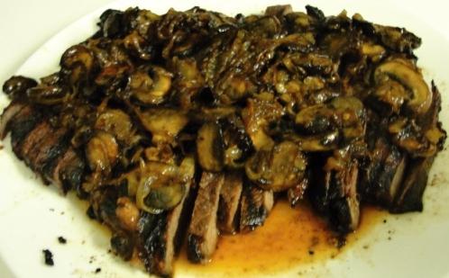  Steak isn't complete without the rich and savory taste of sautéed mushrooms.