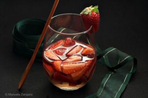 Strawberries in White Zinfandel