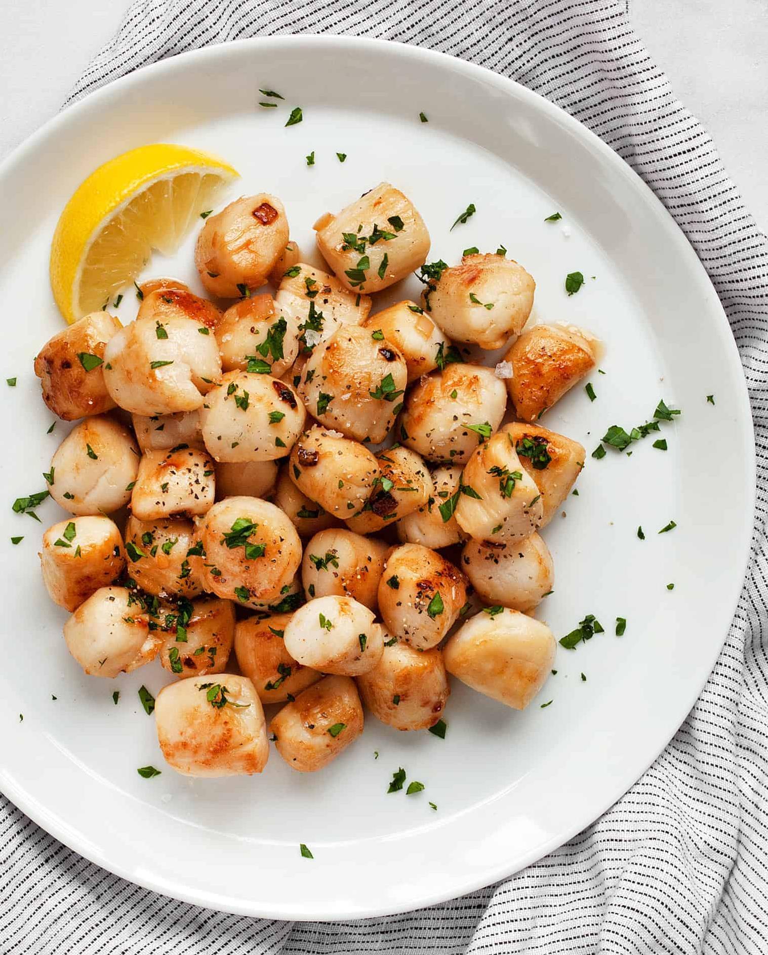  Succulent and flavorful, these scallops in wine are a mouth-watering treat.