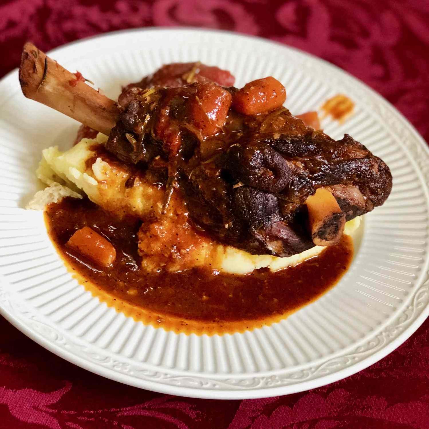  Succulent and flavorful, this braised lamb shank will have you coming back for seconds!