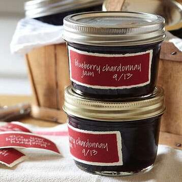  Sweeten up your morning toast with some homemade blueberry wine jam!