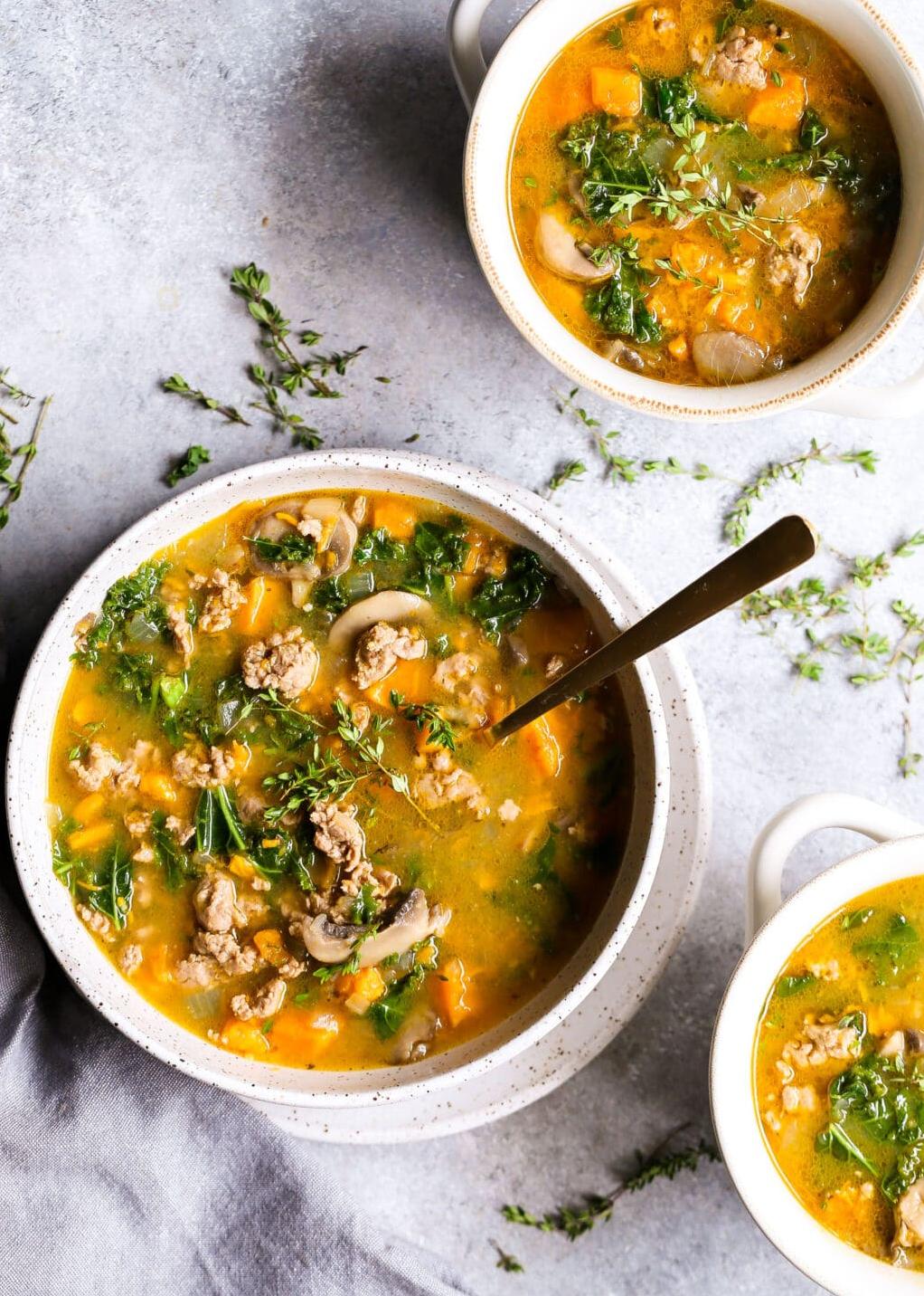 Take care of your body while still indulging in a flavorful soup.