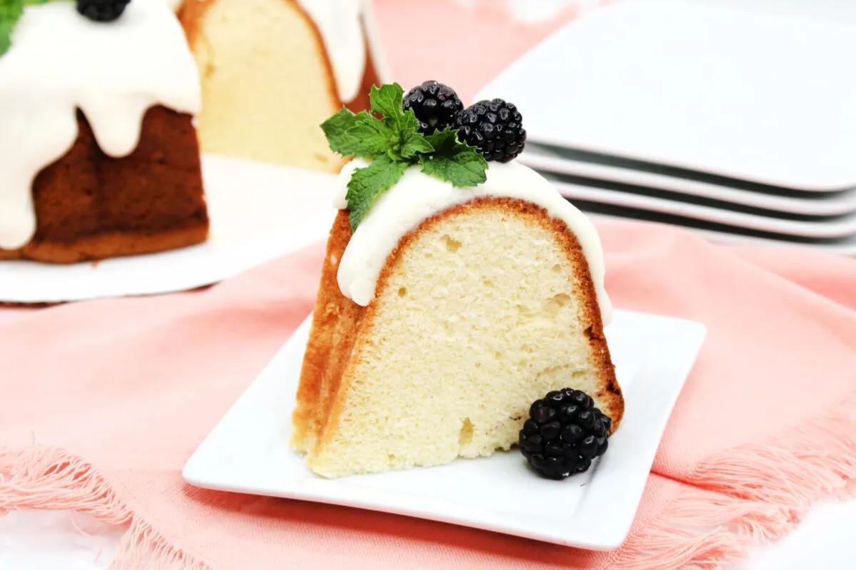  Take some time to sip and savor with Libby's White Wine Cake.