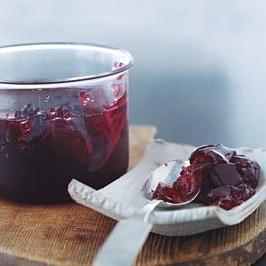  Tangy and sweet, this spiced cranberry wine jelly is a showstopper for holiday appetizers.