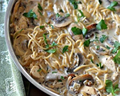  The aroma of garlic and white wine will fill your home as you cook this pasta.
