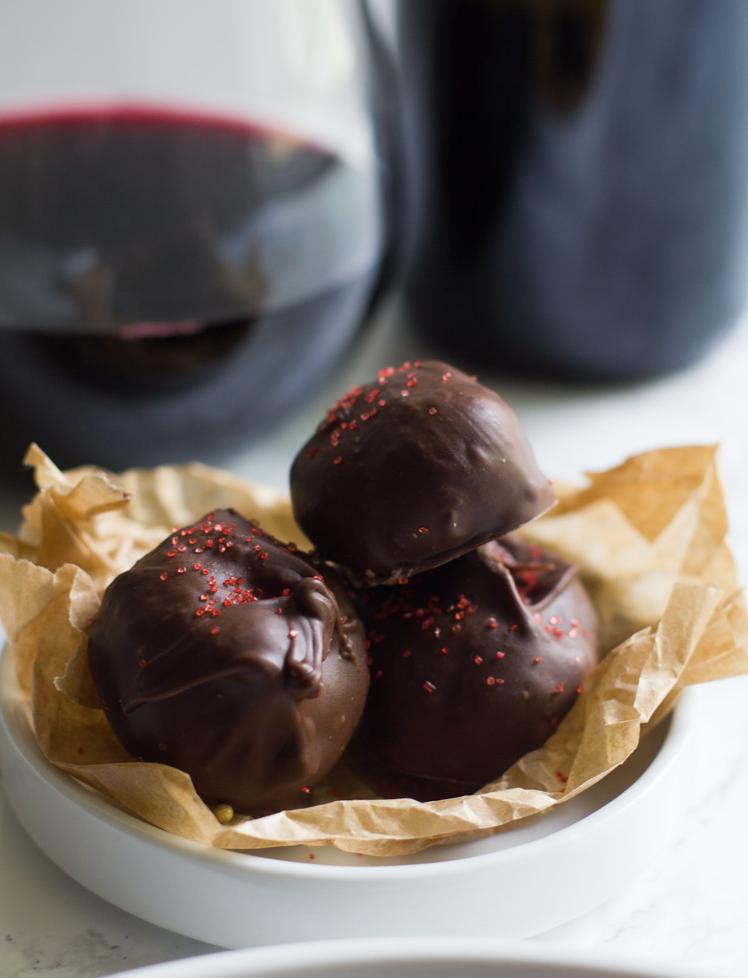  The combination of rich chocolate and your favorite red wine creates a decadent flavor that will melt in your mouth.