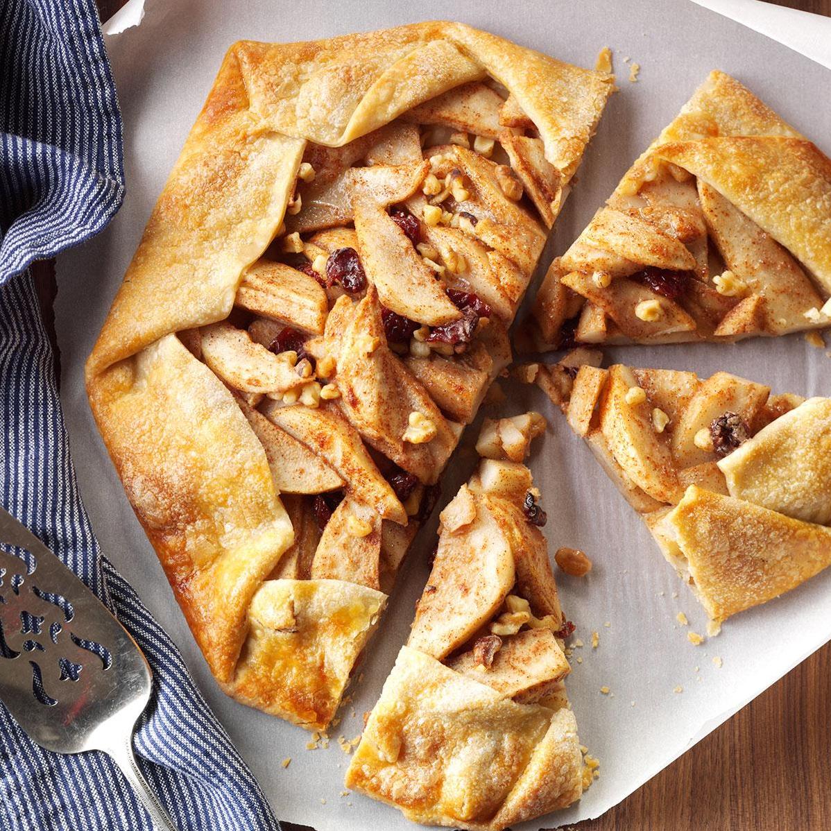  The crispy crust perfectly complements the soft and sweet pear filling.