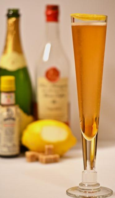  The effervescence of the champagne blends perfectly with the smoothness of the brandy.