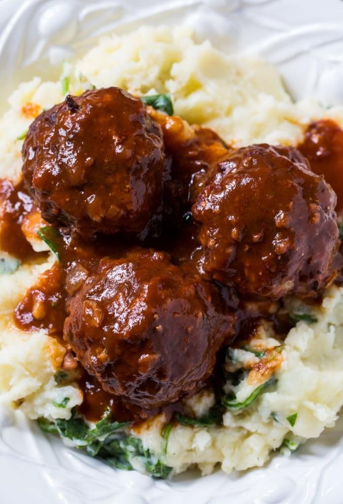  The flavors of garlic and fresh herbs make these meatballs outstanding, and the red wine adds a depth of flavor that will have everyone craving more.