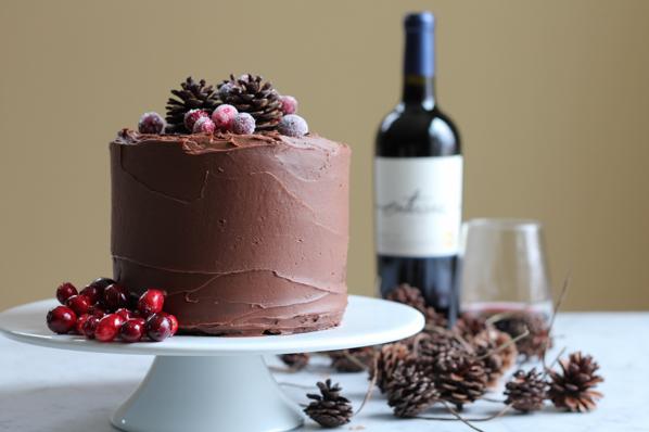  The perfect dessert for adults, our Rich Dark Chocolate Cake with Red Wine Chocolate Frosting is a showstopper!