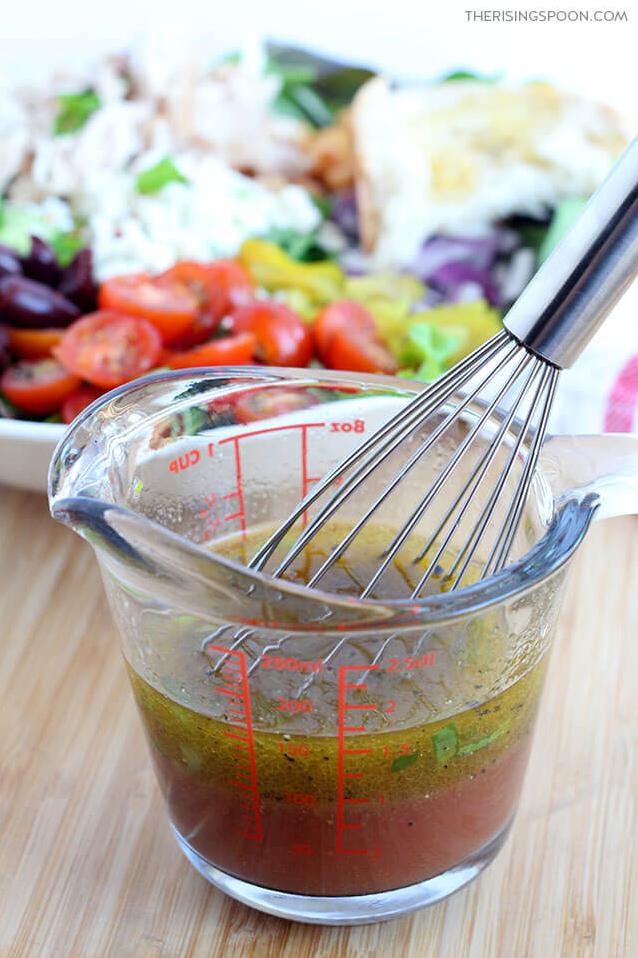  The perfect homemade dressing that pairs well with any salad or roasted veggies.