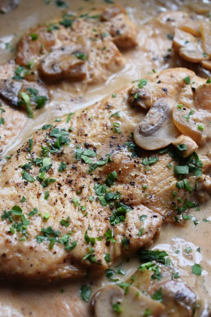  The perfect pairing of juicy turkey and earthy mushrooms