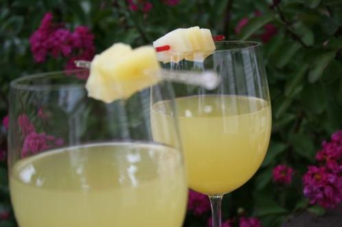  The perfect poolside companion - Pineapple Wine Cooler.