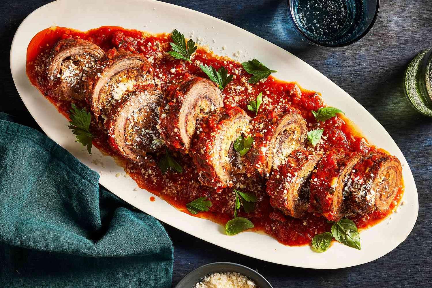  The rich and flavorful tomato and wine sauce takes this dish to the next level.