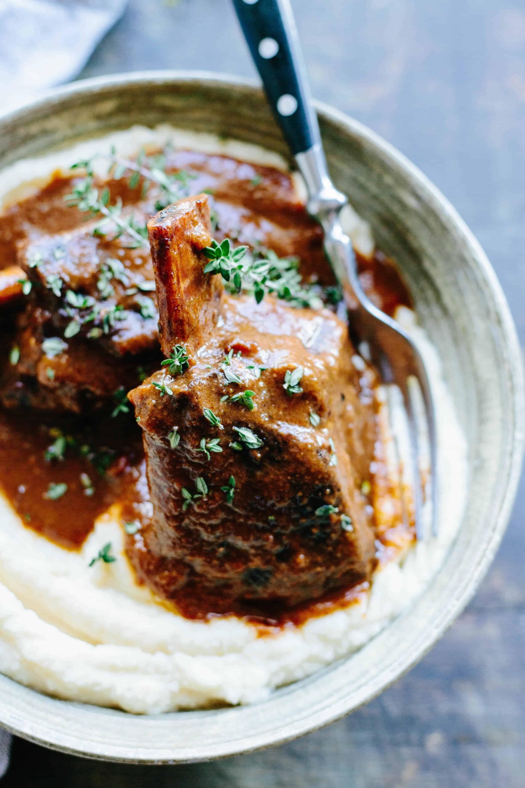  The rich flavors from the wine complement the melt-in-your-mouth beef.