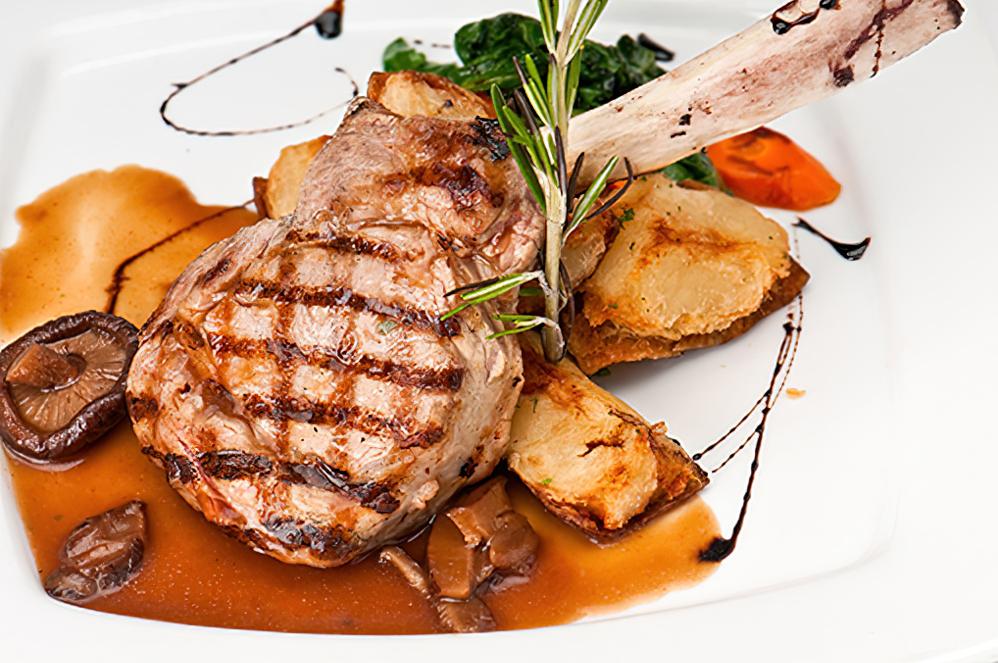  The savory and sweet flavors of the merlot sauce perfectly complement the tender and juicy veal.