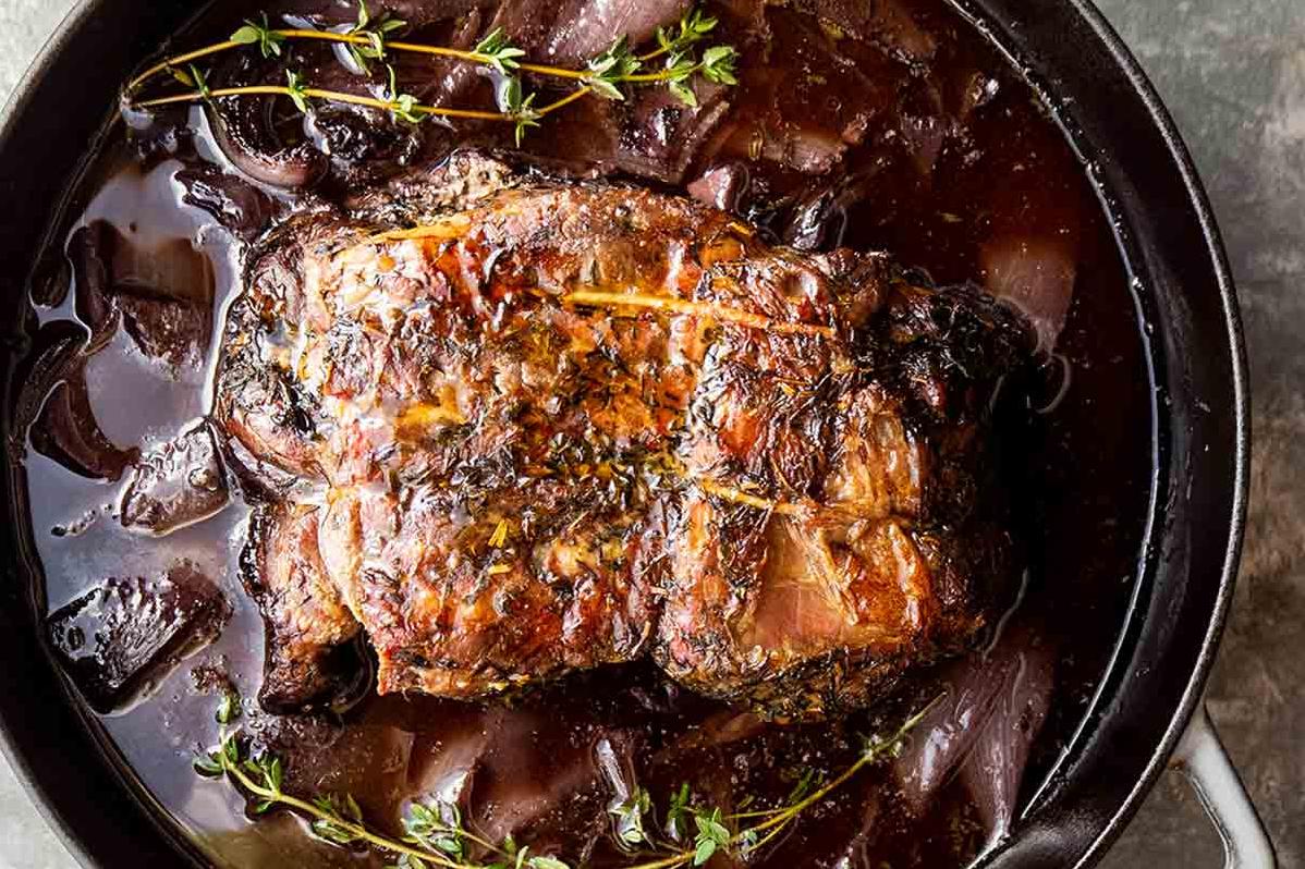  The secret to a flavorful pot-roast is to sear the meat first to lock in all the juices