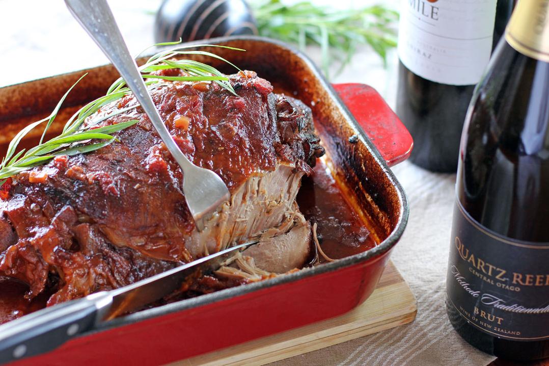  The tender and juicy meat truly melts in your mouth after cooking in the slow-cooker for hours.