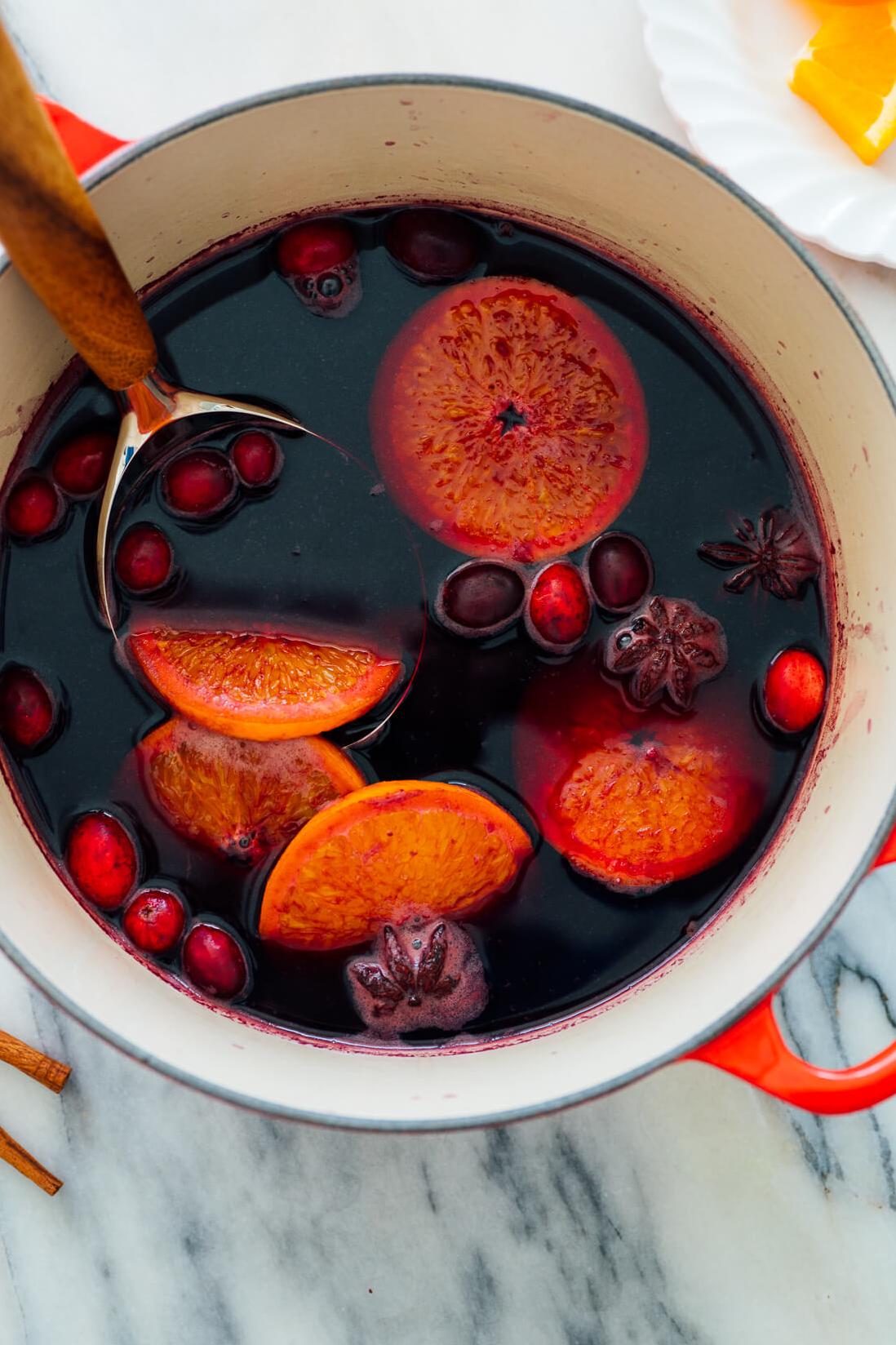  The ultimate festive drink for a cozy night in: Mulled Wine!
