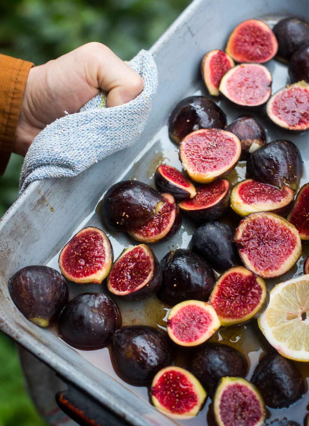  These baked figs are juicy, boozy, and utterly delicious.