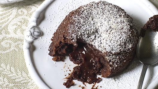  These Molten Spiced Chocolate Cabernet Lava Cakes are perfect for a romantic dinner or a special occasion.
