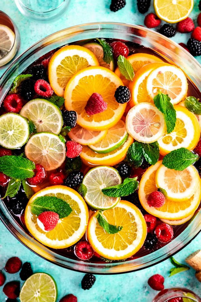  This bubbly punch is the ultimate crowd-pleaser!