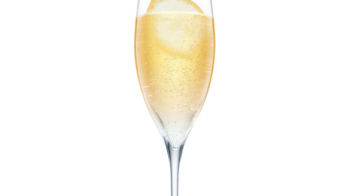  This Champagne cocktail is like a mini vacation in a glass