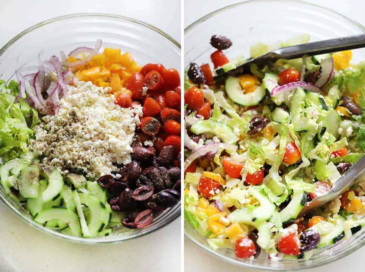  This Greek salad is a crowd-pleaser, perfect for picnics and potlucks.
