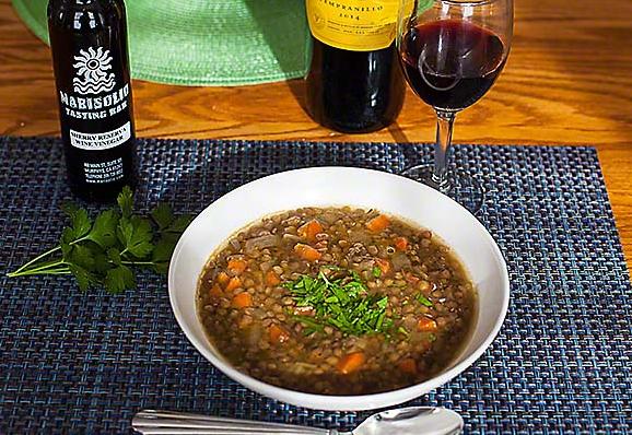  This lentil soup is a hearty and nutritious meal