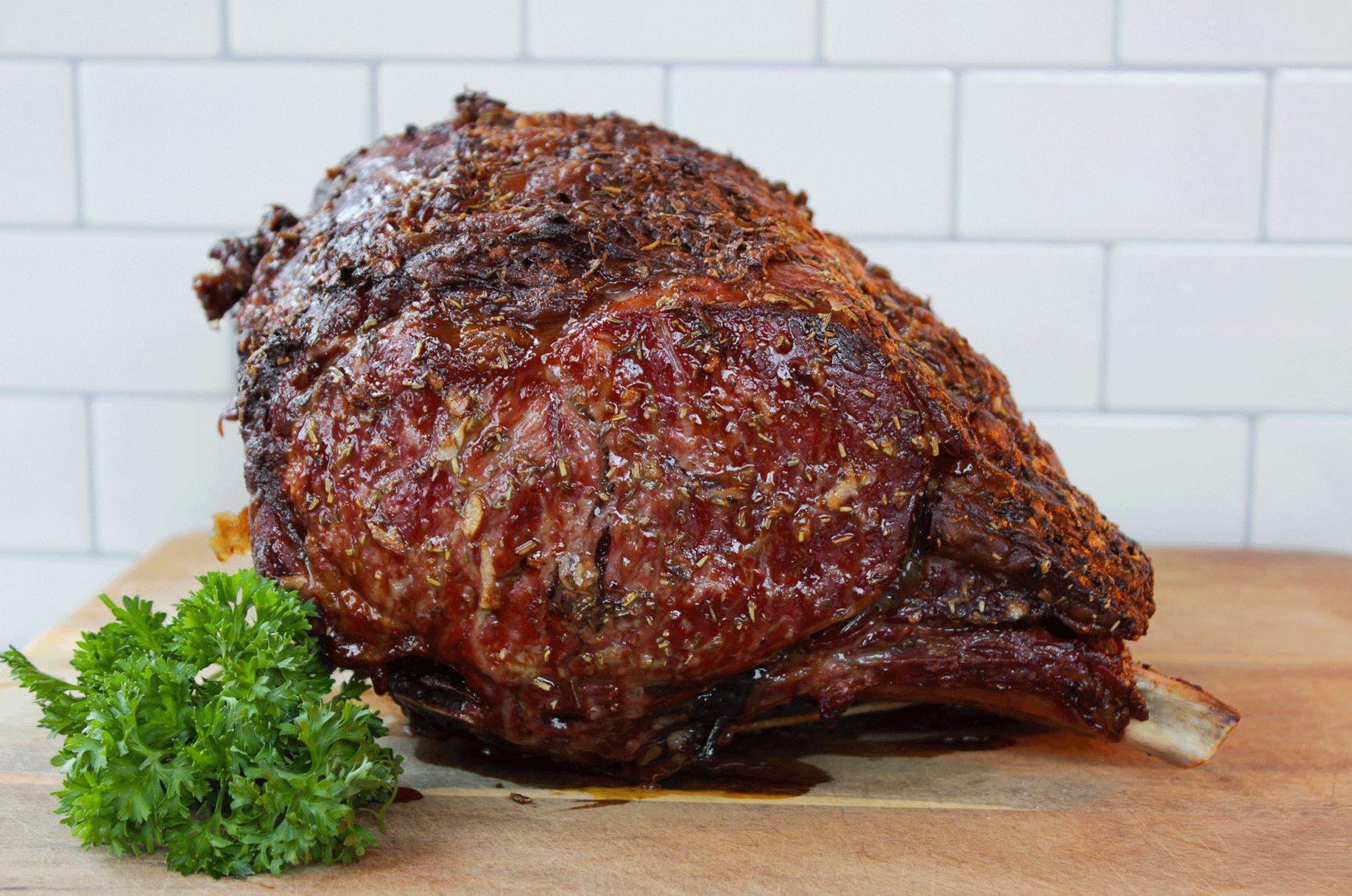  This mouthwatering Prime Rib is sure to be the star of the show on any dinner table