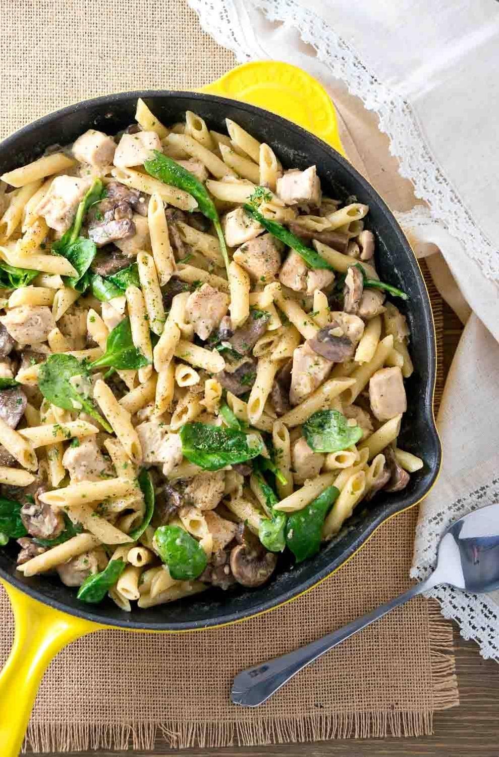  This pasta dish is the perfect balance of richness and freshness.