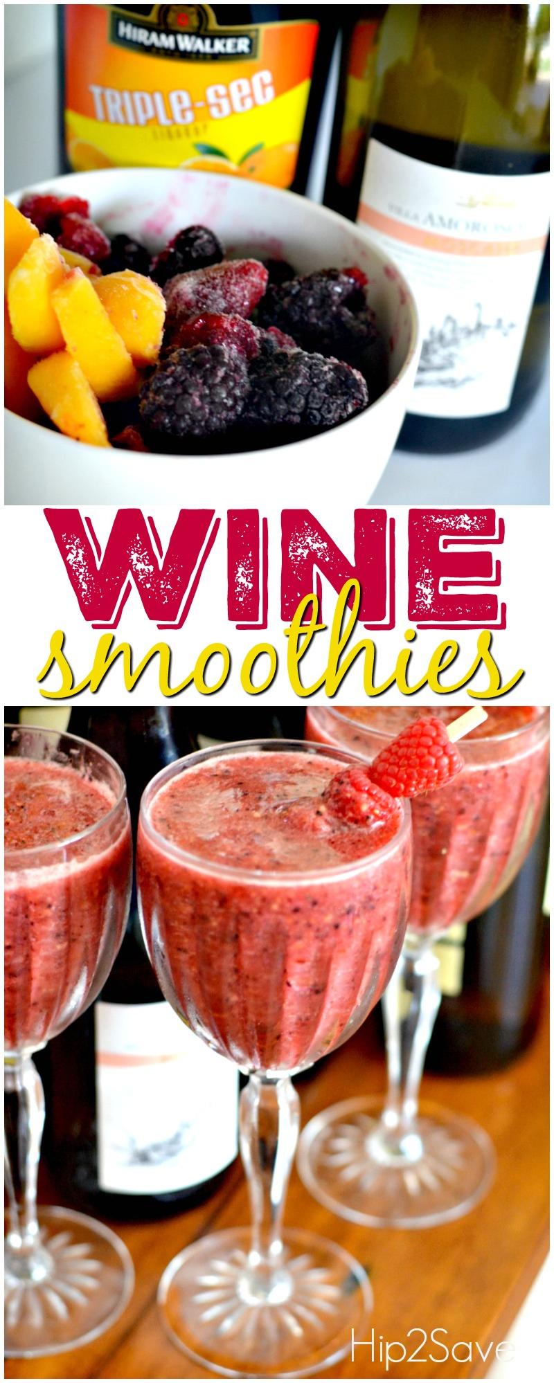  This smoothie is so good, you won't even taste the wine!