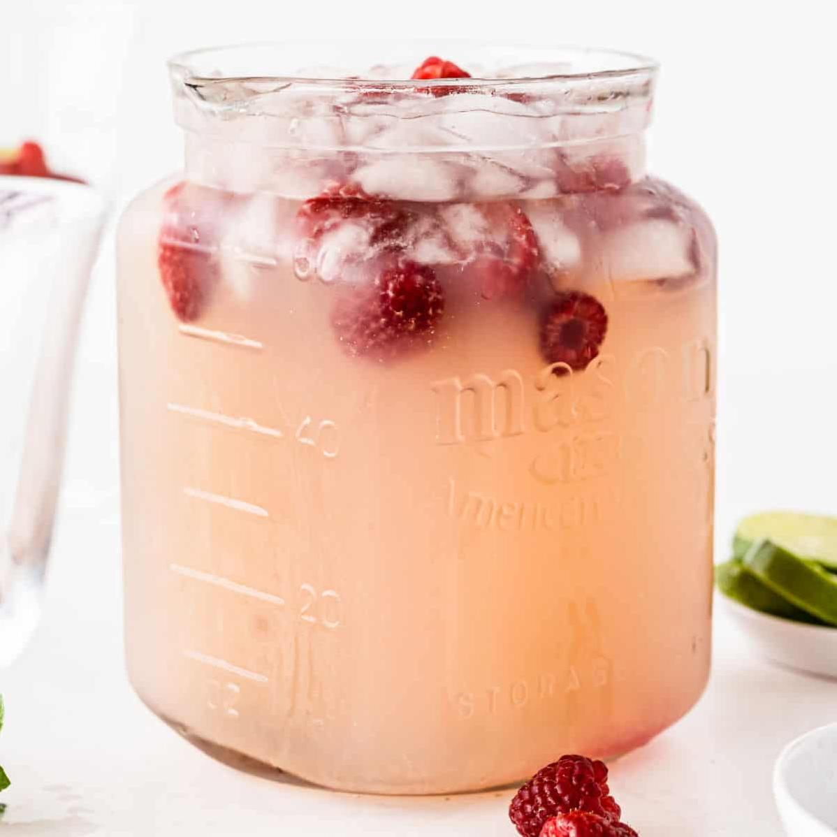  This wine punch is the perfect balance of sweet and tangy, with just the right amount of fizz.