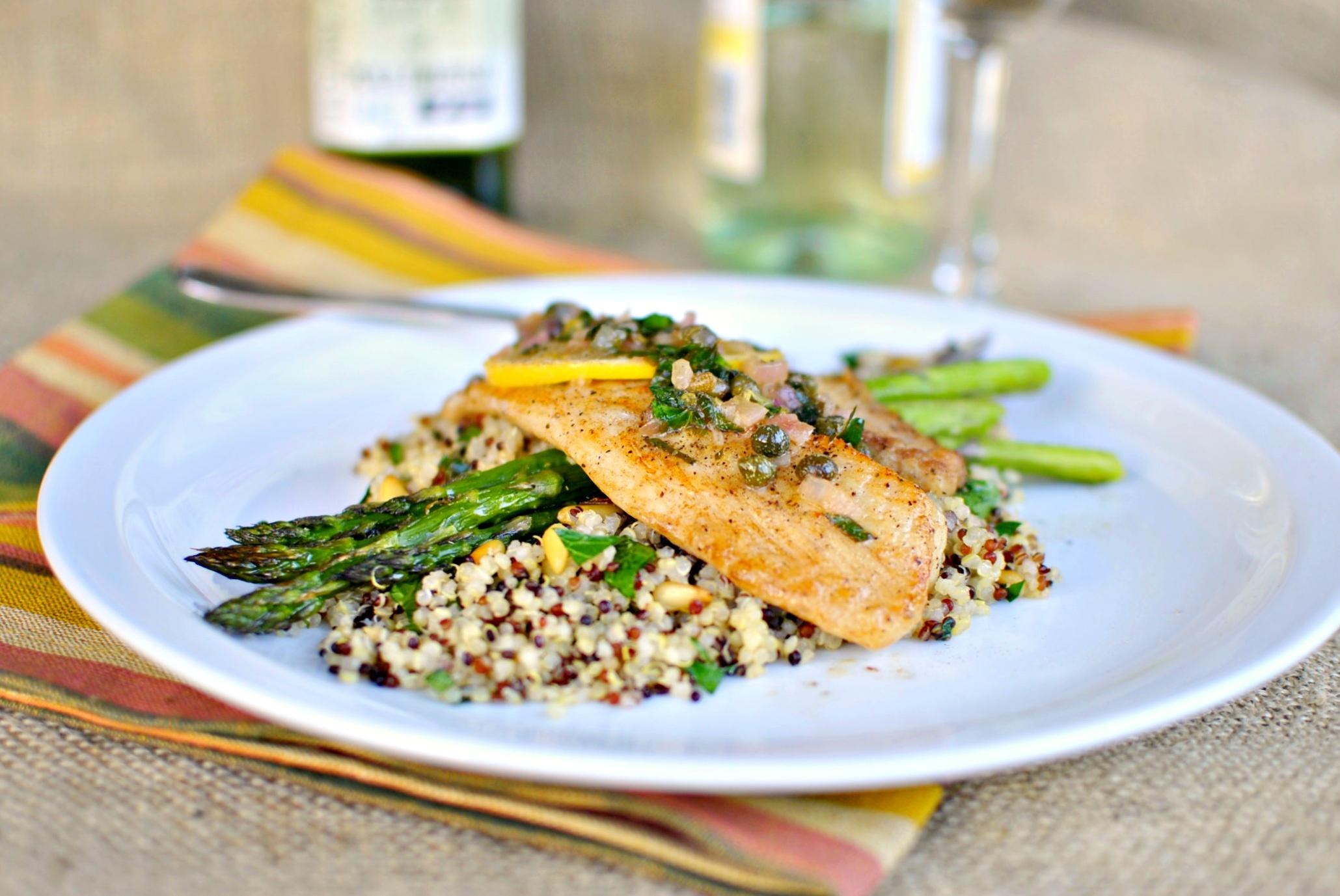  Tilapia fillets bathed in a tangy, flavorful sauce that's perfect for seafood lovers