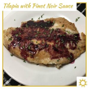 Tilapia in Wine and Worcestershire