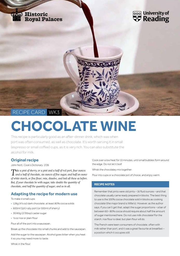  Treat yourself to the perfect dessert pairing: wine and chocolate.