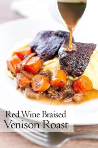 Venison Roast With Wine Gravy