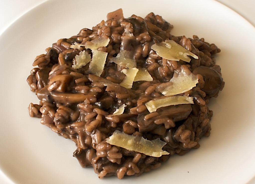  Warm and inviting, this mushroom and red wine risotto will be your new go-to comfort food.