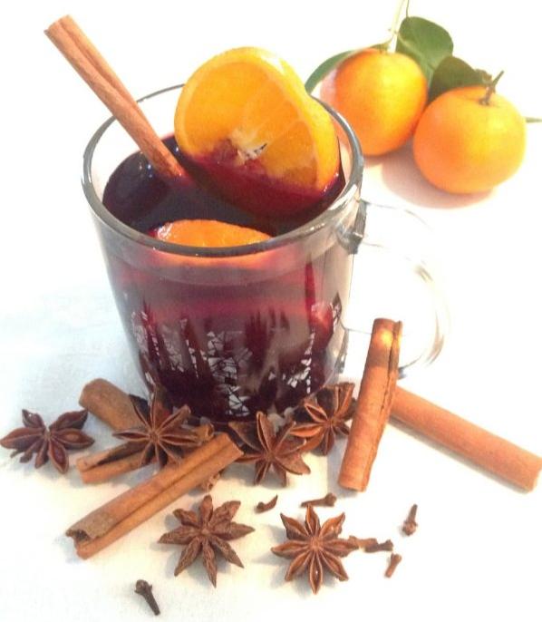  Warm up with a cup of French spiced mulled wine.