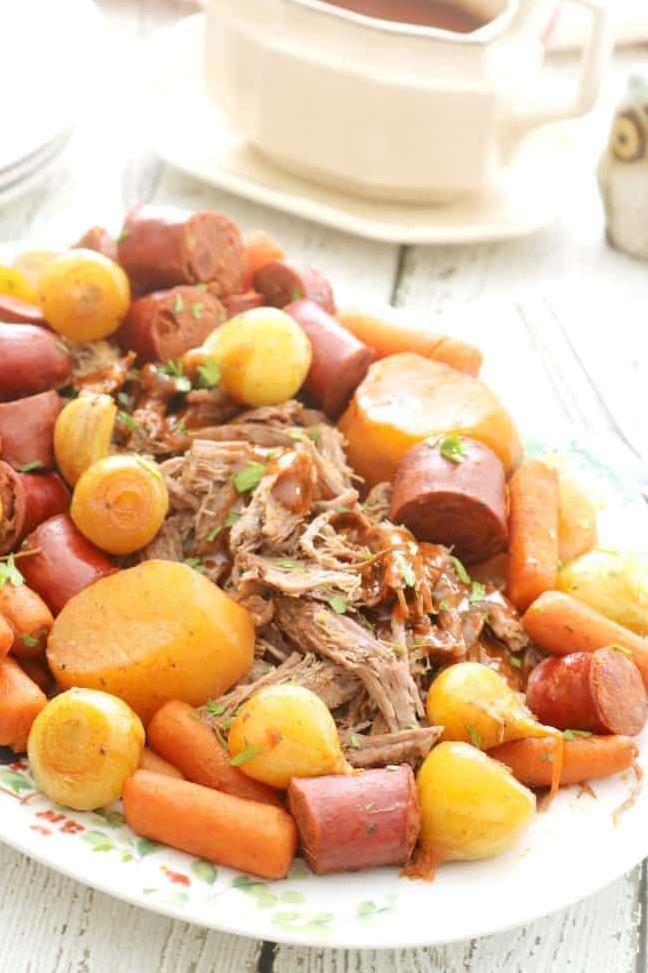  When it comes to meat dishes, you can't go wrong with a classic pot roast.
