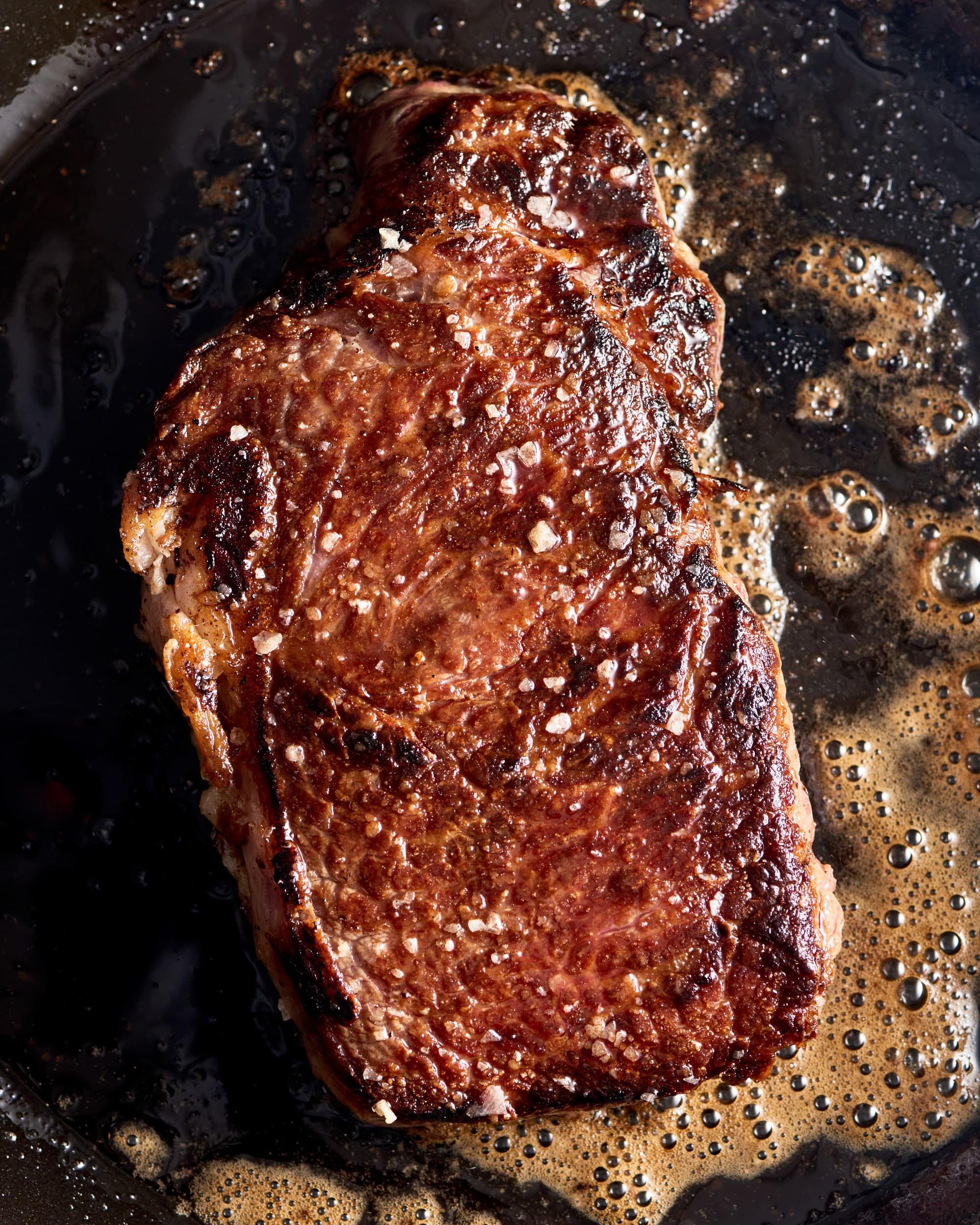  Who said steak can’t be dressed up? This red wine butter sauce proves otherwise.