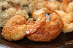 Wine Battered Shrimp