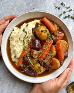 Wine Braised Beef Stew