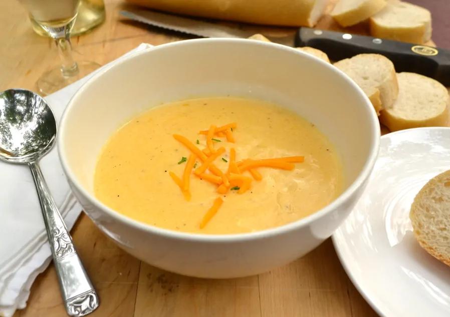 Wine Cheese Soup
