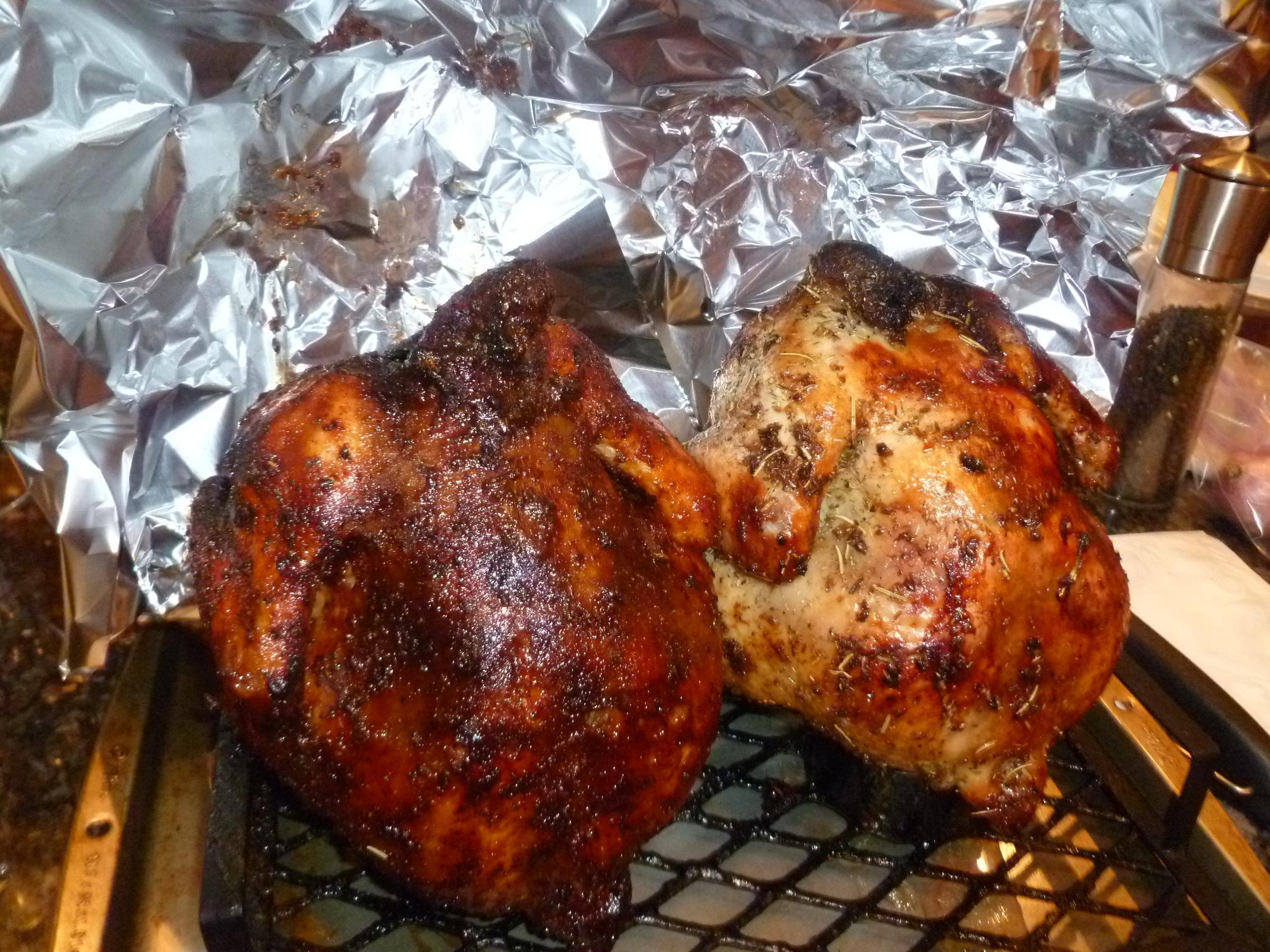 Wine-Steamed Beer Can Chicken